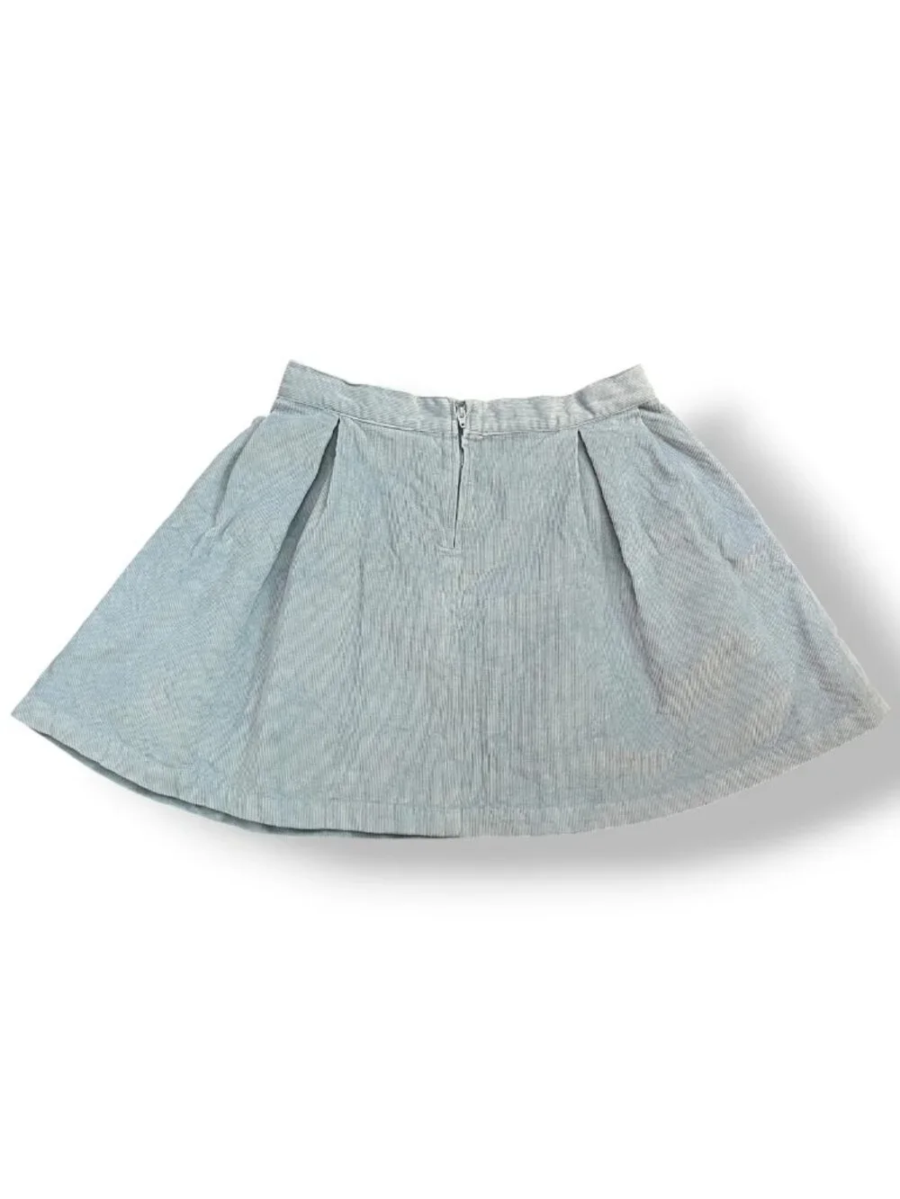 Beaufort Bonnet Company TBBC Parson Pleated Corduroy Skirt Barrington Blue Sz 14